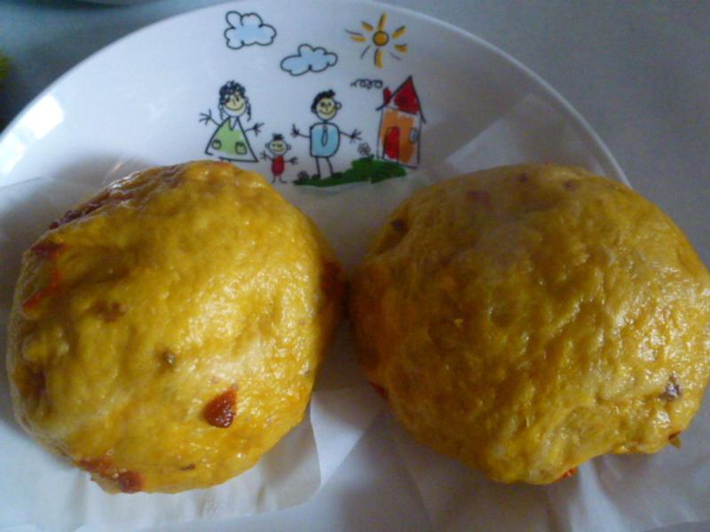 面包机 手工~枸杞地瓜馒头的做法