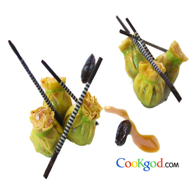 枣泥黑芝麻福袋的做法