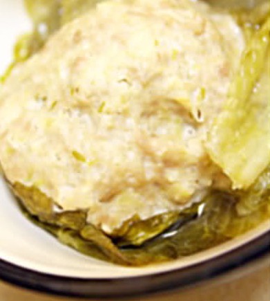 马蹄狮子头的做法