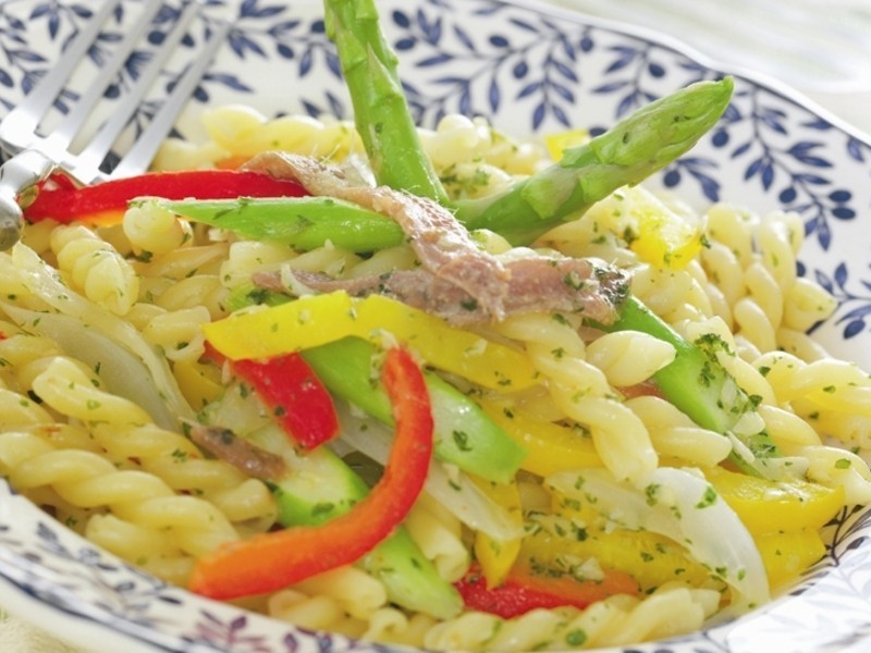 香鳀彩椒辫子面的做法