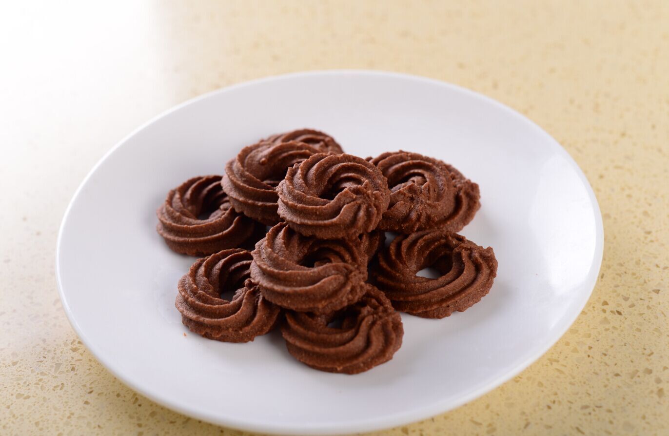 原创食谱——可可杏仁曲奇的做法