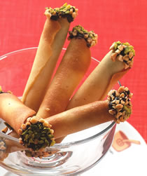 巧克力烟捲饼的做法