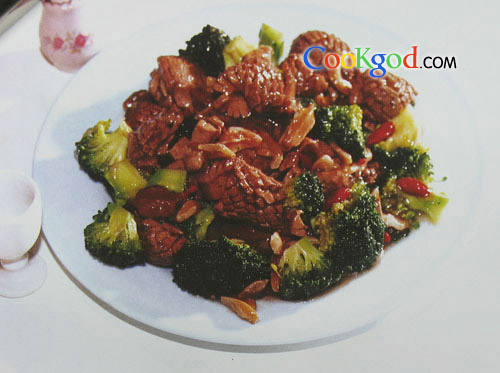 桃仁腰花的做法