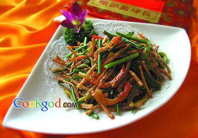 瓜丝小炒皇的做法