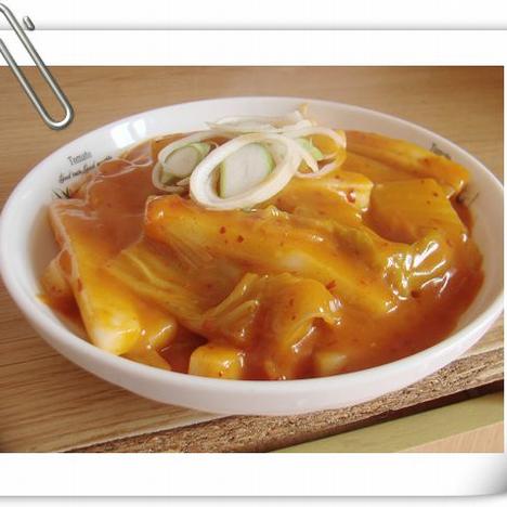 韩国料理之韩式炒年糕的做法