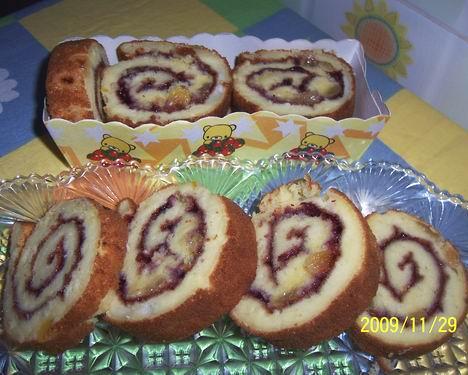 蜂蜜蓝莓瑞士卷的做法