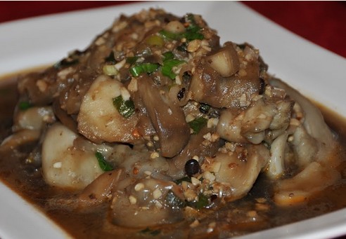 热拌、凉拌蒸茄子的做法