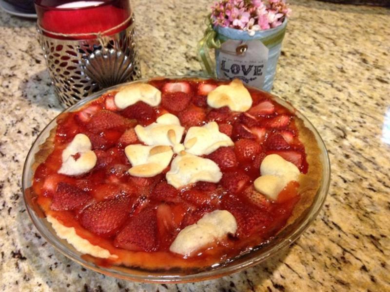 新鲜草莓派?!!的做法