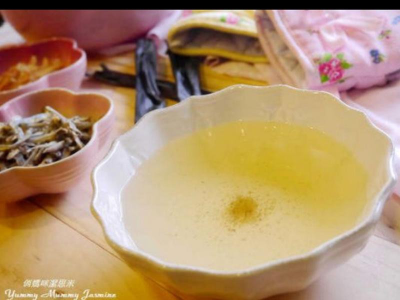 小鱼高汤蔬菜粥的做法