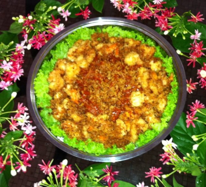 干炒香辣奶油麦片虾仁的做法