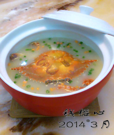 螃蟹鲜粥的做法