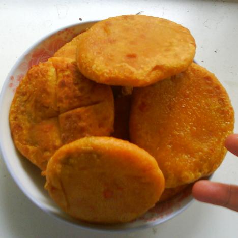 红心南瓜饼的做法