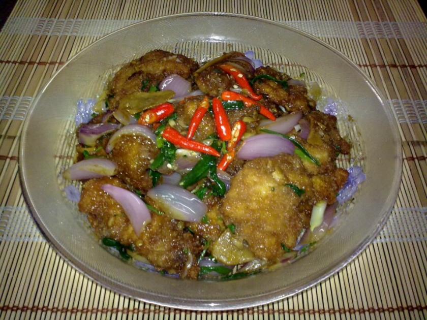 香炒姜葱炸鱼片的做法