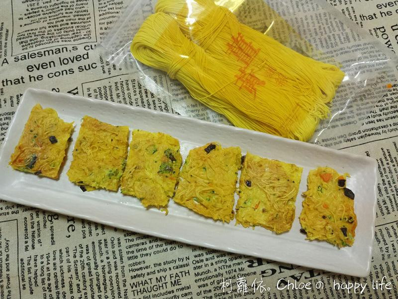 姜黄面线蔬菜煎饼的做法