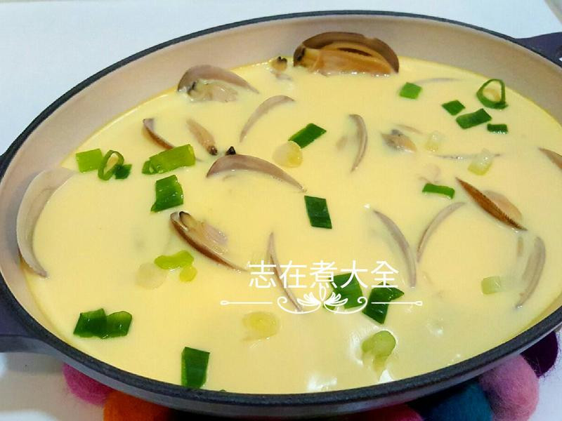 鲜甜大蚬蒸鸡蛋的做法