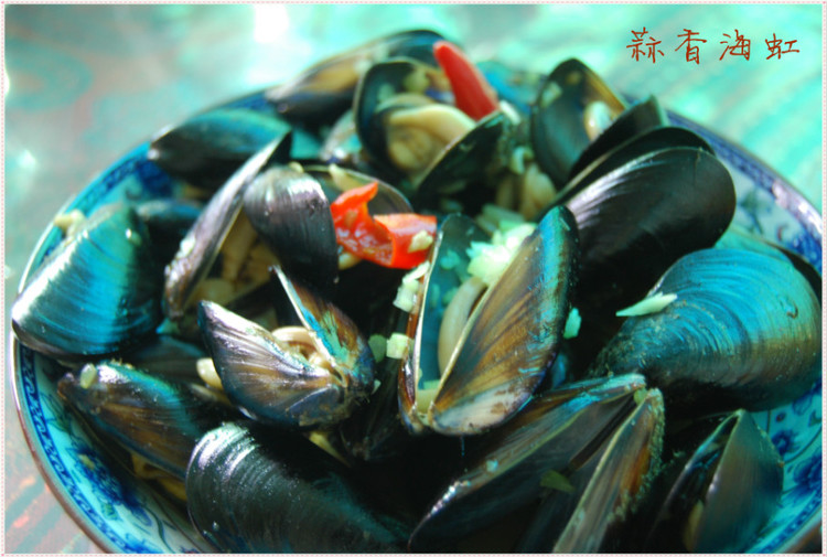 蒜香海虹的做法