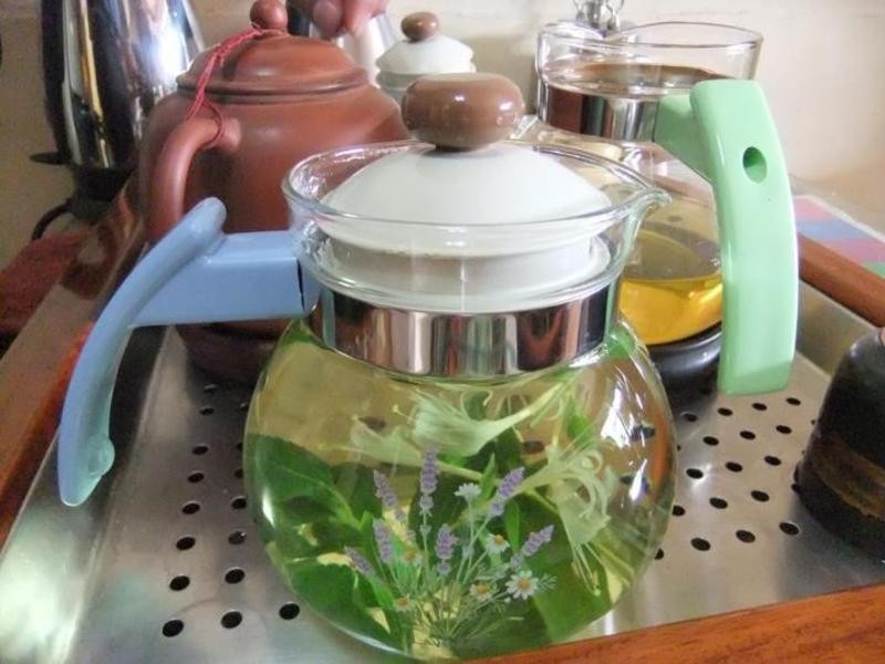 金银花草茶的做法