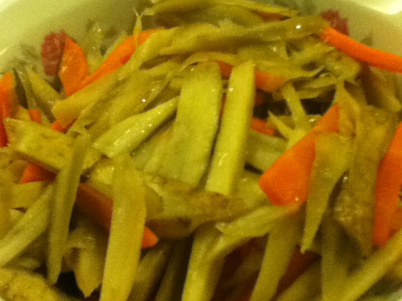 日式和风炒牛蒡的做法