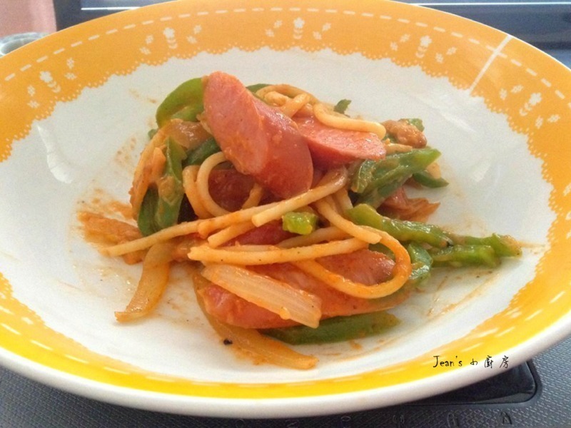 简单做拿坡里义大利面的做法