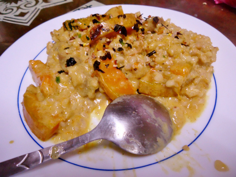 南瓜牛肉咖哩炖饭的做法