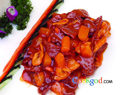 鲜果牛肉片的做法