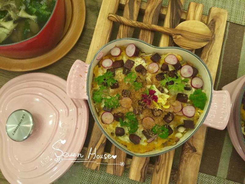 烤乌子鱼马铃薯南瓜泥起司的做法