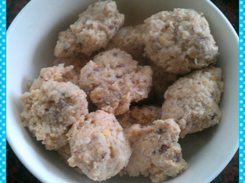 养生雪莲子鸡肉丸的做法