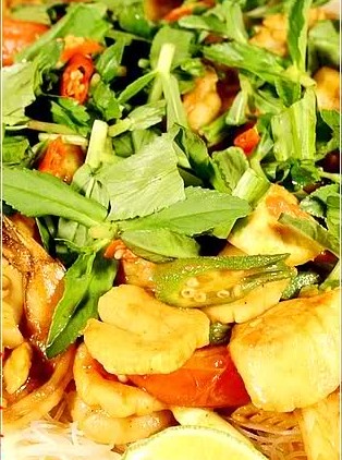 咖喱海鲜小炒的做法