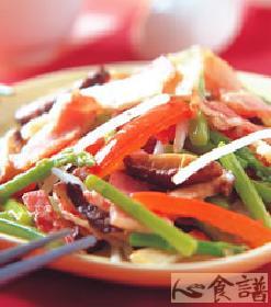 什锦炒葱油饼的做法