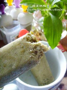绿豆冰棍的做法