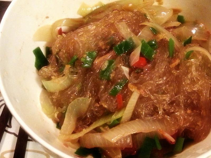 深夜解馋辣拌冬粉的做法