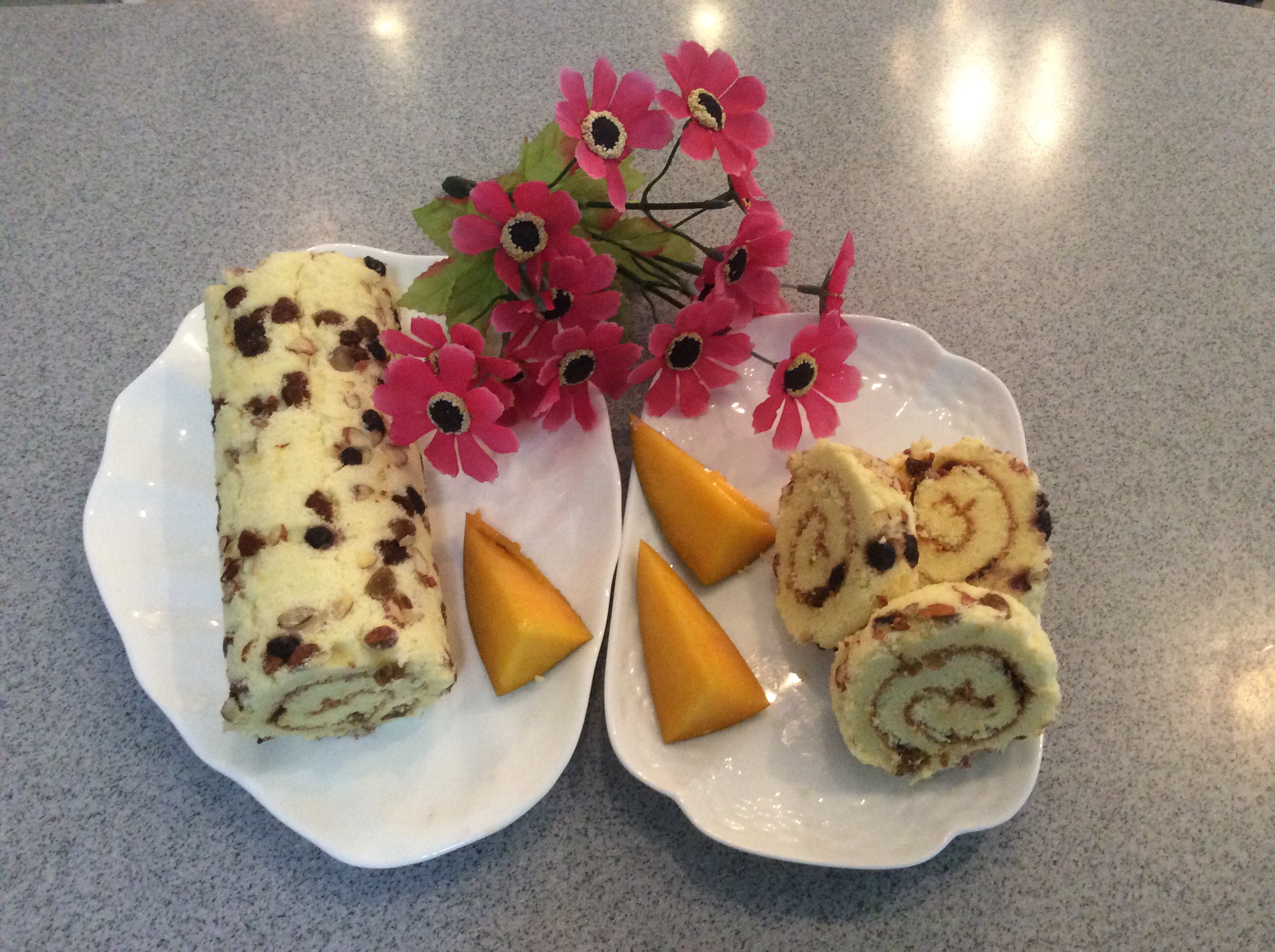 什锦果仁蛋糕卷的做法