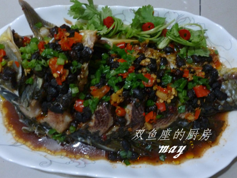 荳鼓蒸鱼的做法