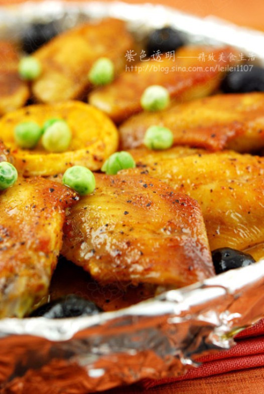 法式黑椒蜜汁烤薯翅的做法