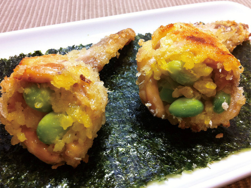 伪炸鸡翅包饭的做法