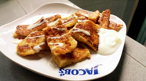 早餐:法式吐司块的做法