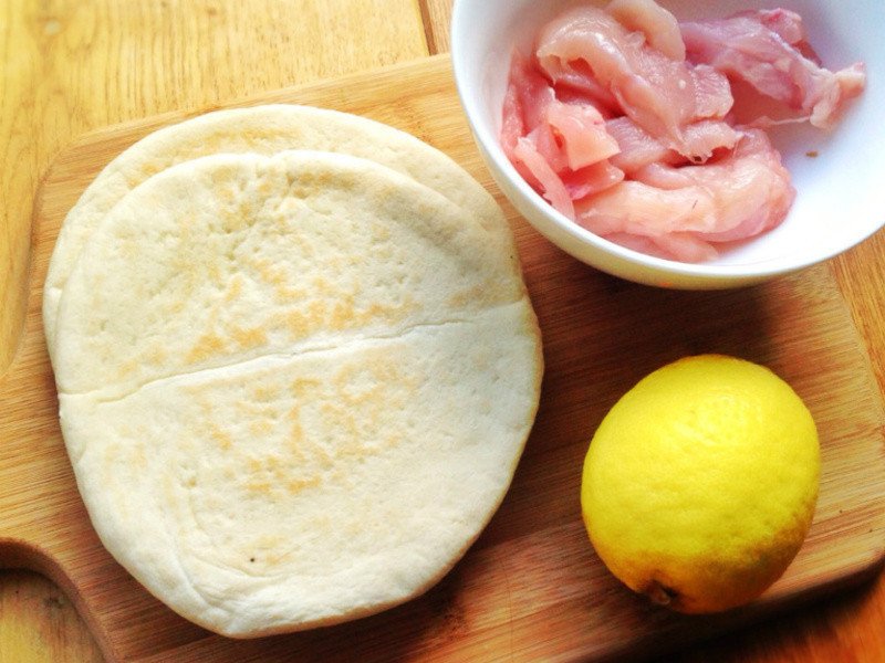 有时候彩椒香柠鸡柳 Pita 饼的做法