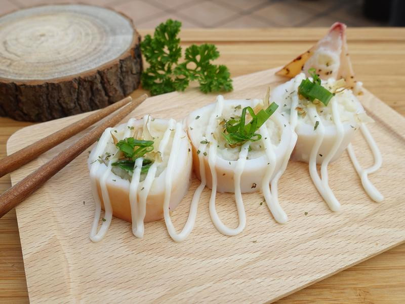 透抽薯泥伪寿司的做法