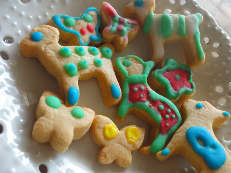 7步骤 营养可爱饼干 (Lie 兔 Food )的做法