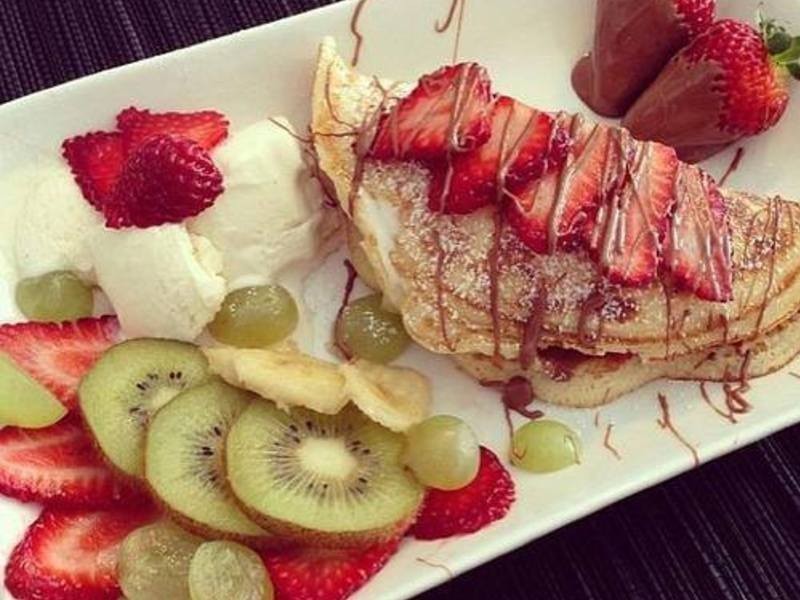 水果百汇松饼作法的做法