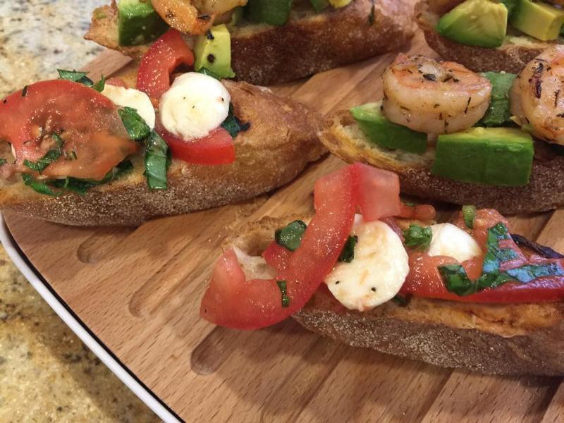 烤长棍佐萝勒蕃茄起司的做法