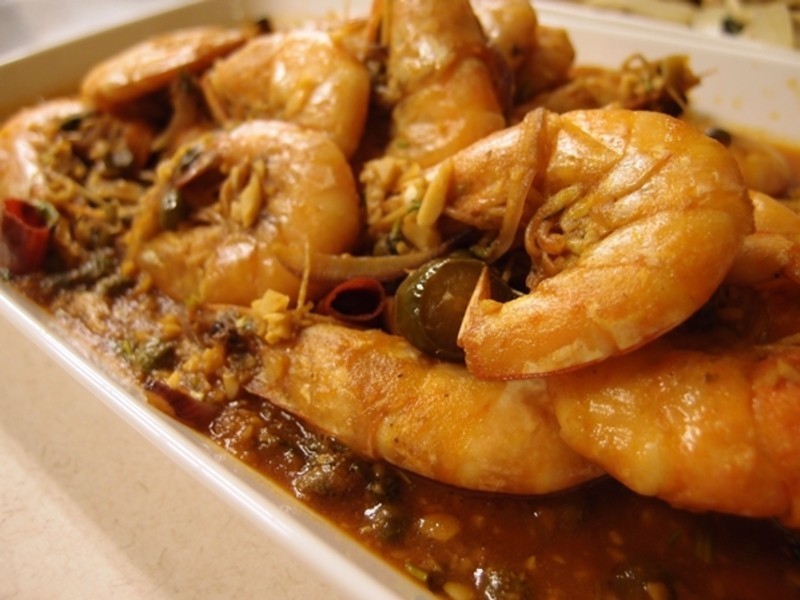 墨西哥蕃茄烩大虾的做法