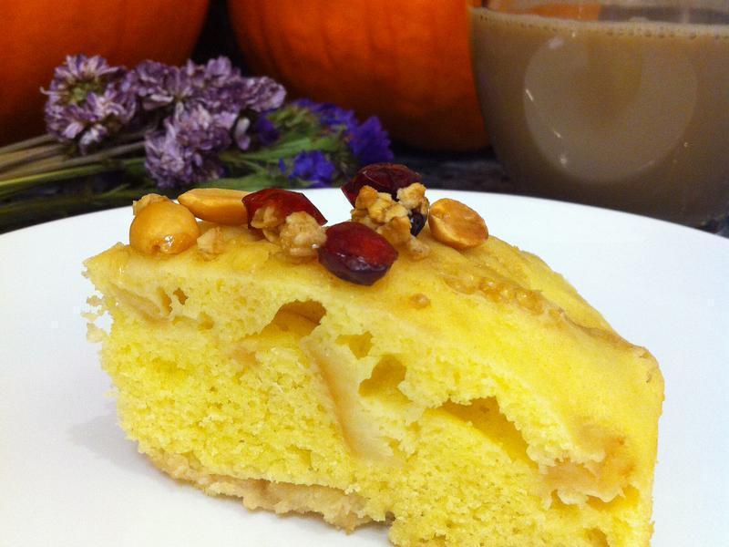 枫糖苹果蒸蛋糕(松饼粉配方)的做法