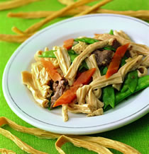 清炒四色的做法