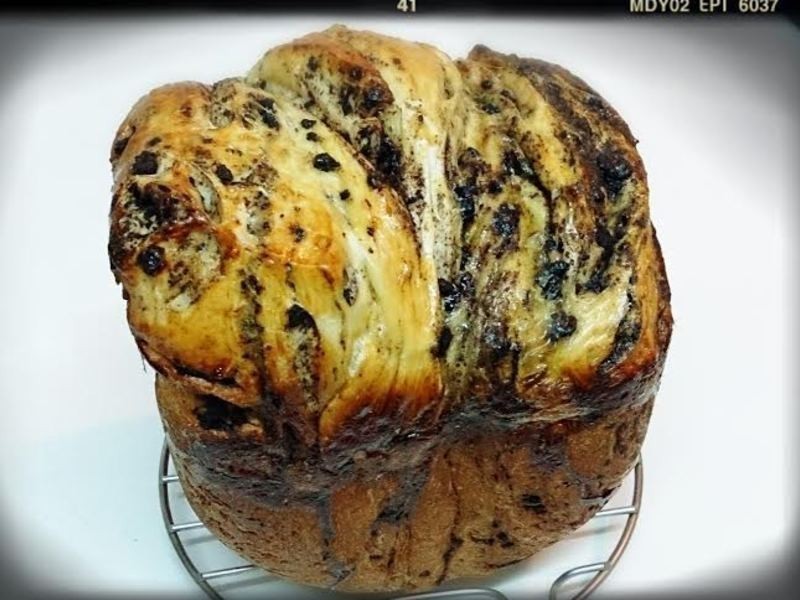 OREO饼干凤梨苹果酱吐司(面包机)的做法