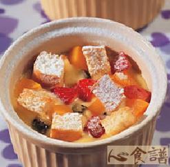 土司水果布丁的做法