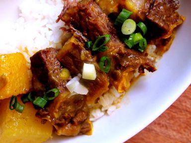 港式咖喱牛腩的做法