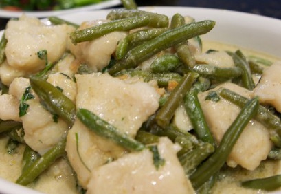 绿咖喱鱼的做法