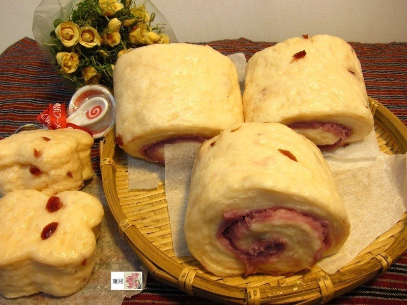 卷地瓜泥馒头的做法