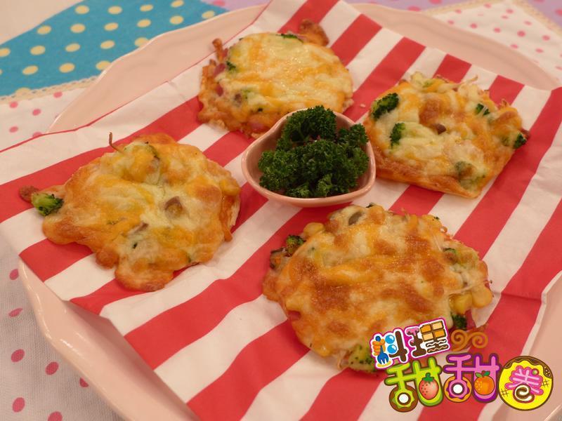 料理甜甜圈【菇菇料理】菇菇吐司披萨的做法